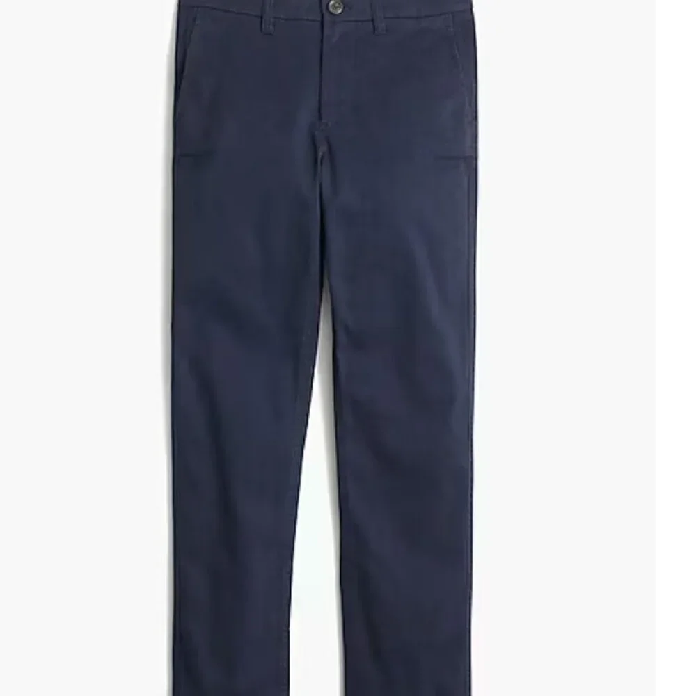 J. Crew Factory High-rise girlfriend chino pant Navy blue EUC size 0 - Picture 7 of 13